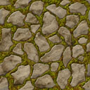 The Diffuse Map of one of the terrain textures depicts the colors of a paved surface